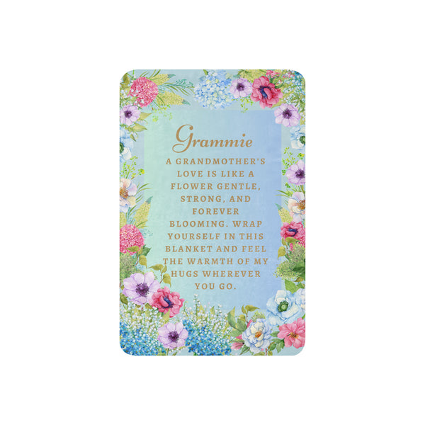 Grammie’s Love – Gift Blanket of Flowers & Warmth - Default Title - Sherpa blanket