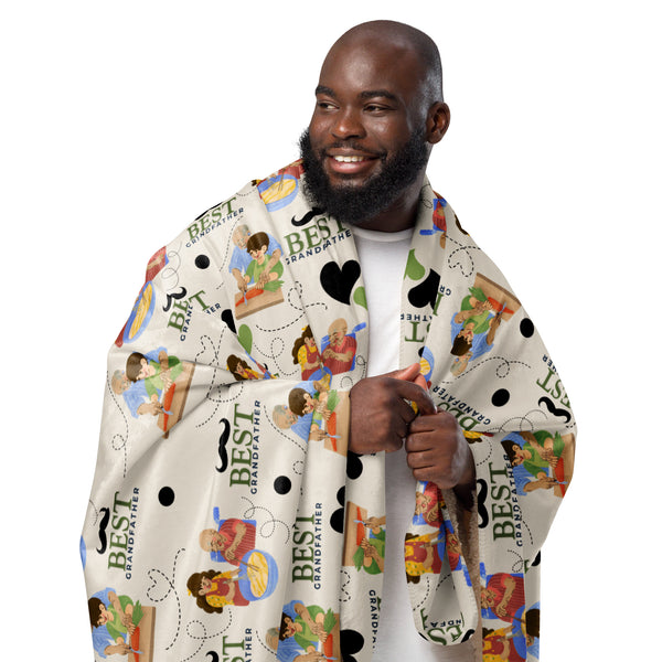 A Grandfather’s Love – Gift Blanket of Memories - Default Title - Sherpa blanket