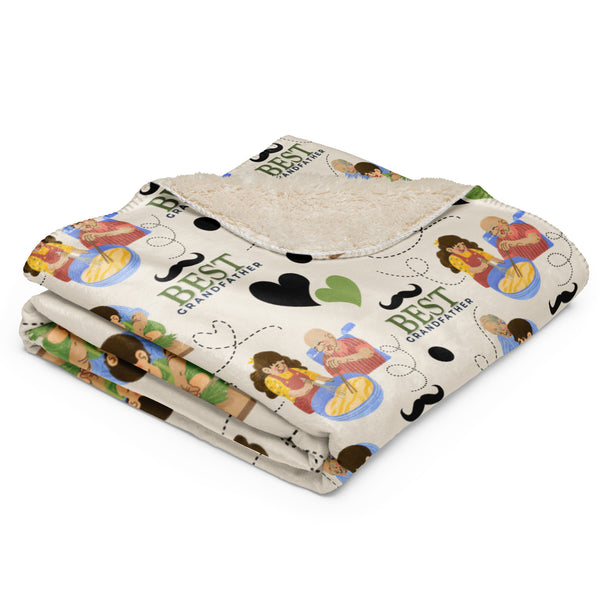 A Grandfather’s Love – Gift Blanket of Memories - - Sherpa blanket