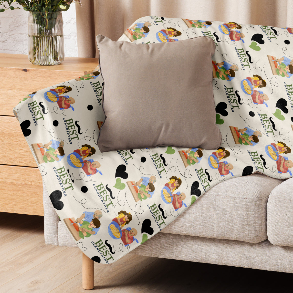 A Grandfather’s Love – Gift Blanket of Memories - - Sherpa blanket