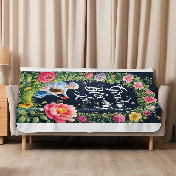 Eternal Blossoms - Grandma's Love Wrapped in Warmth - 50″×60″ - Blankets