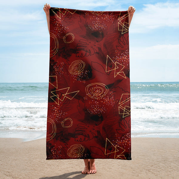 Midnight Dreams - Sophisticated Beach Towel - Default Title - Towels