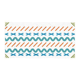 Tropical Tranquility - Aesthetic Abstract Textures Towel - -