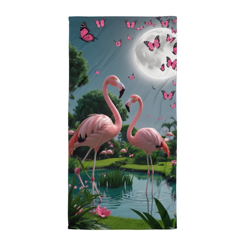 Butterfly Ballet at Twilight - Unique Beach Towel - - Towels