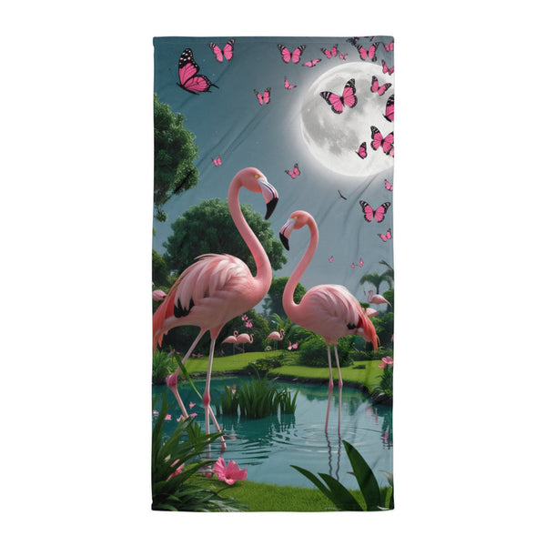 Butterfly Ballet at Twilight - Unique Beach Towel - - Towels