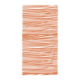 Modern Motion - Vibrant Orange Wavy Towel - - Towels