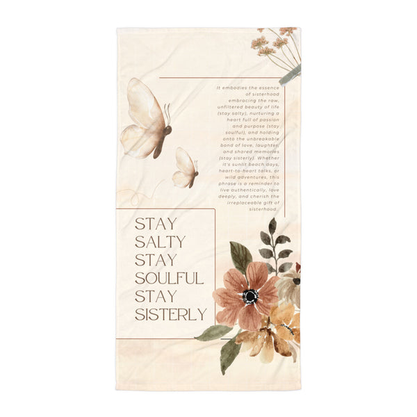 Stay Salty, Stay Soulful – A Sisterhood Towel! - Default Title - Towels