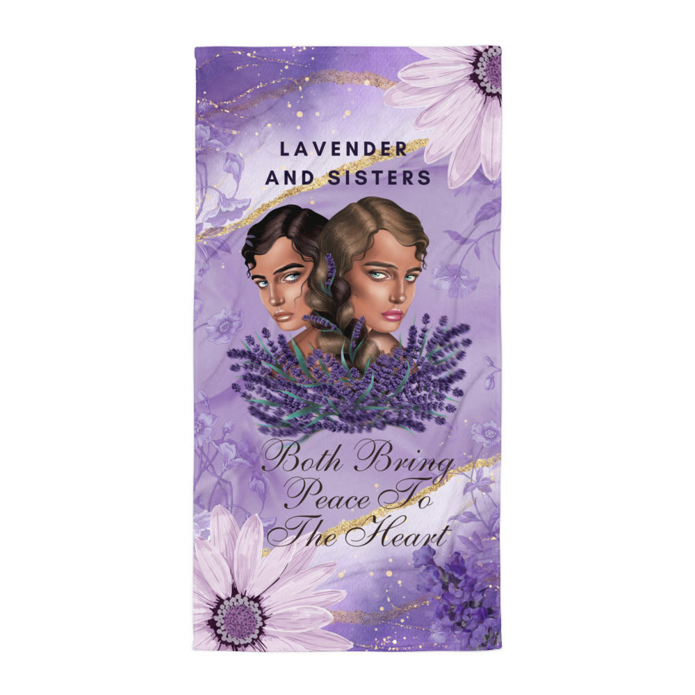 Lavender & Sisters – A Peaceful Bond in Every Thread! - Default Title - Towels