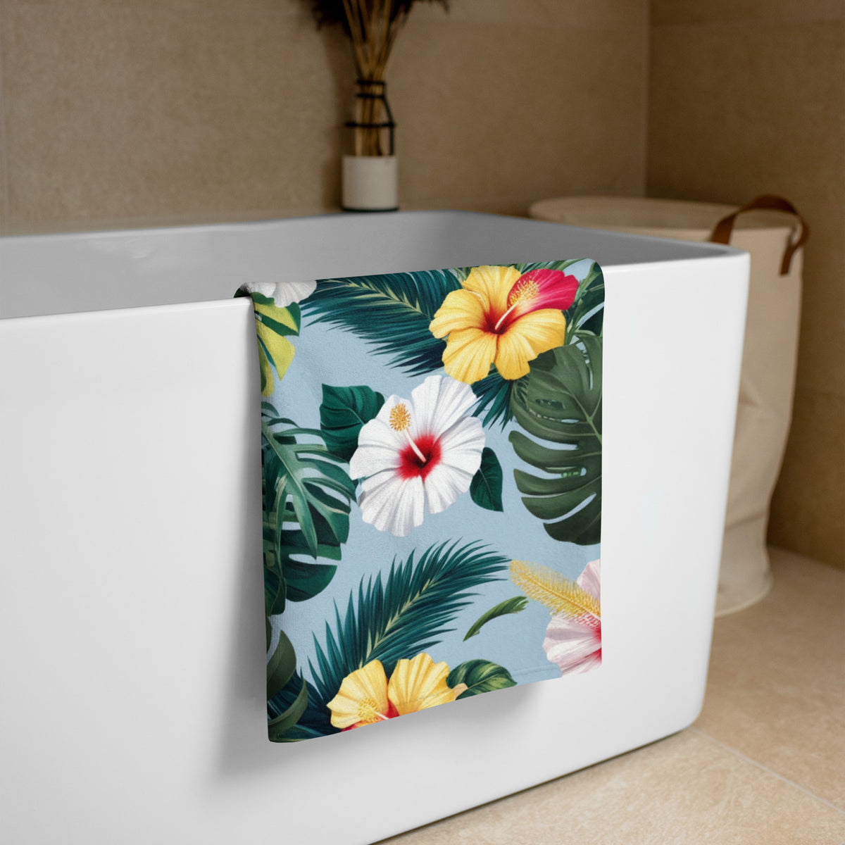 Exotic Elegance - Tropical Hibiscus Towel - Default Title - Towels