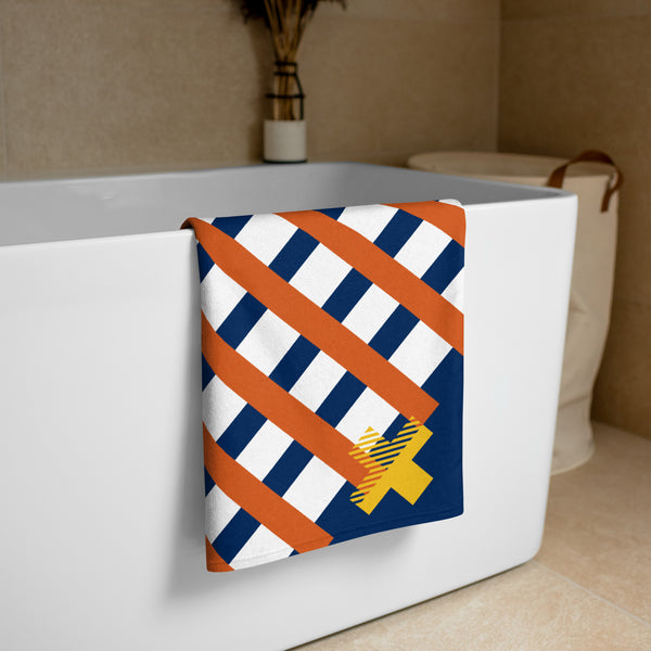 Geometric Burst - Vibrant Towel Art - - Towels