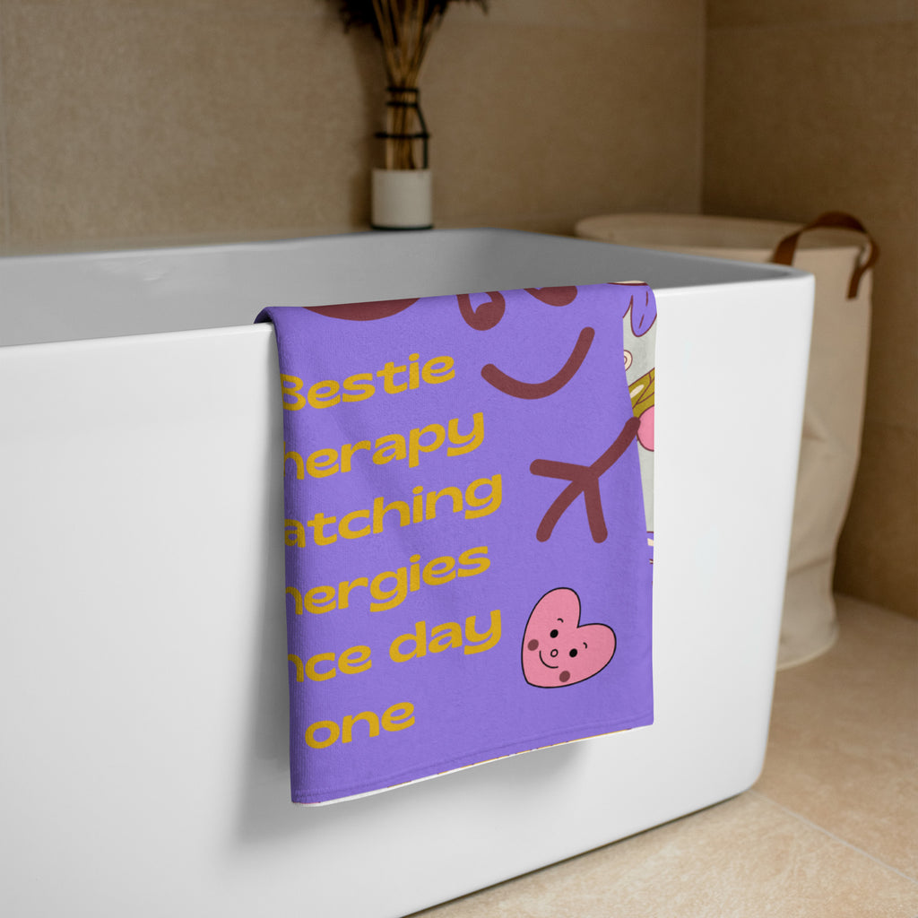 Bestie Therapy – The Ultimate Friendship Towel! - - Towels