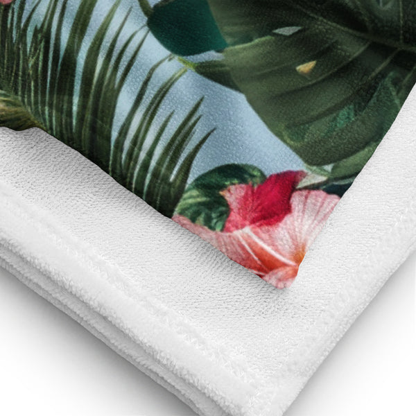 Exotic Elegance - Tropical Hibiscus Towel - - Towels