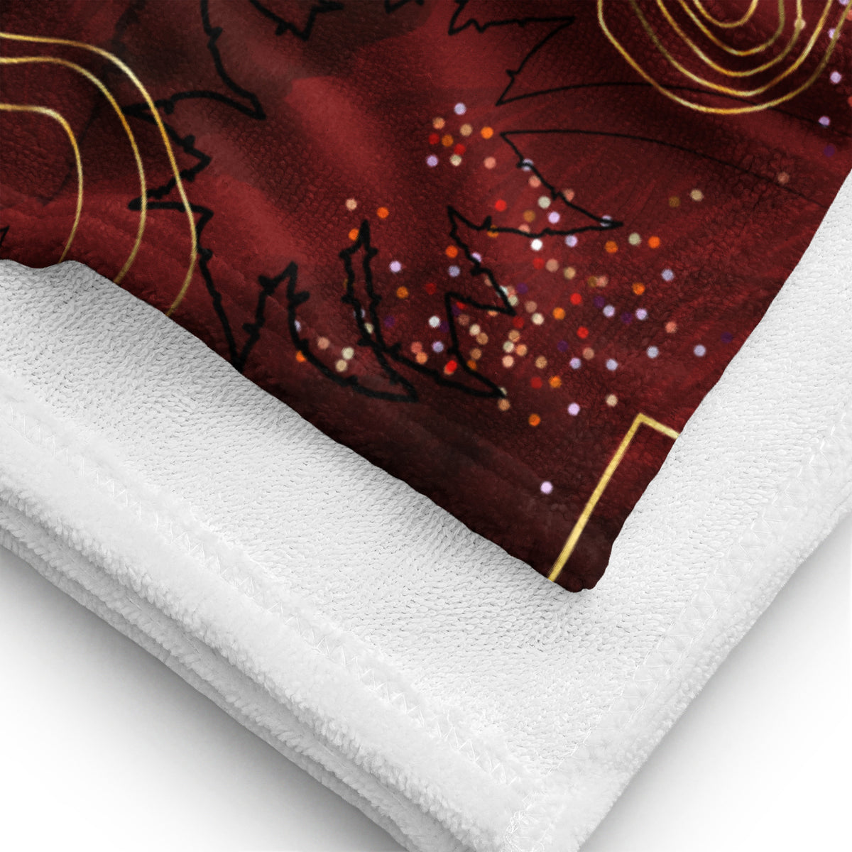 Midnight Dreams - Sophisticated Beach Towel - - Towels