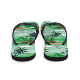 Sunset Serenity Beach Flip-Flops - - Shoes