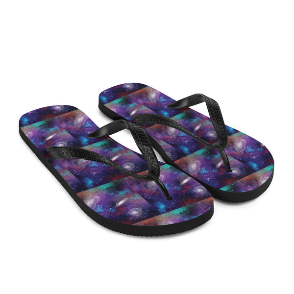 Galaxy Dreams - Cosmic Flip-Flops - - Shoes