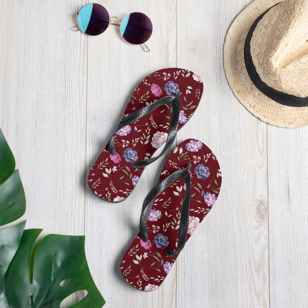 Step into Summer with Vibrant Floral Slippers - L - Flipflop