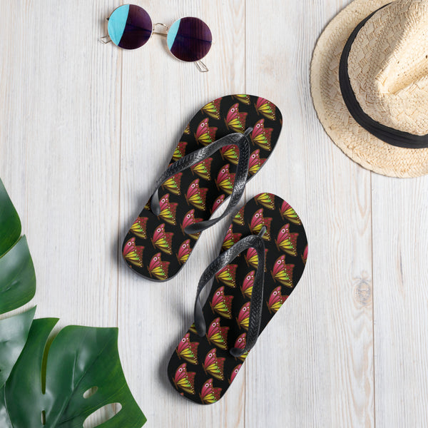 Step into Summer with Butterfly Flip Flops - L - Flipflop