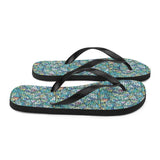 Abstract Summer Vibes Flip-Flops - - Shoes