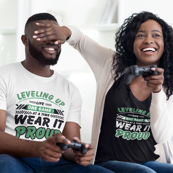 Level Up Your Style - Game Lover’s Essential Tee - - T-Shirts