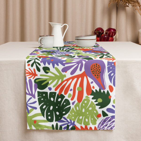 Table Charm - Floral Pattern Table Runner - Default Title - Aprons