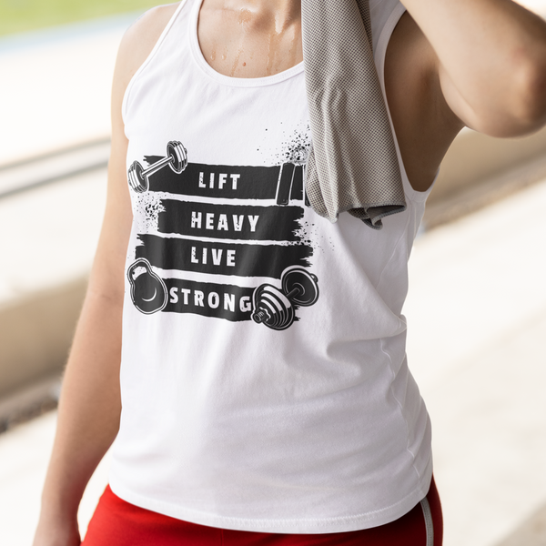 For the Strong at Heart – Bold Gym Lover’s Tank - - Tank Tops