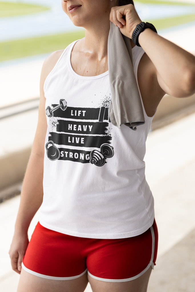 For the Strong at Heart – Bold Gym Lover’s Tank - - Tank Tops