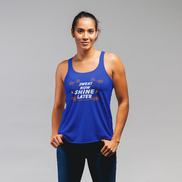 Push Harder, Shine Brighter – Premium Gym Lover’s Tank - - Tank Tops