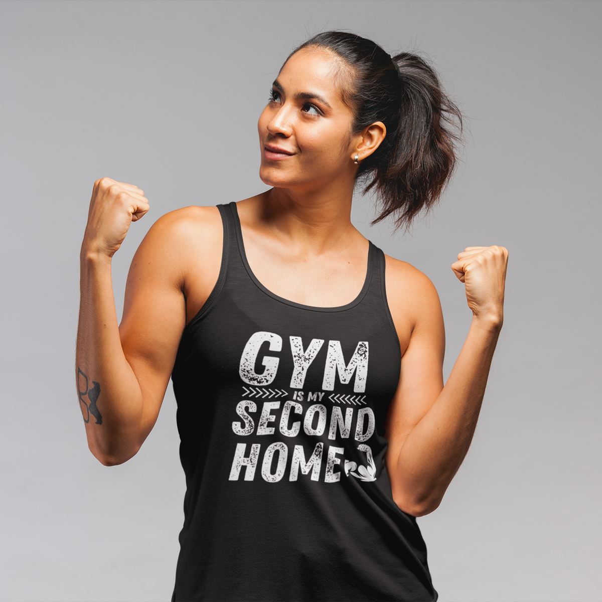 Wear Your Gym Pride - Bold Cotton Heritage Tank Top - - Tank Tops