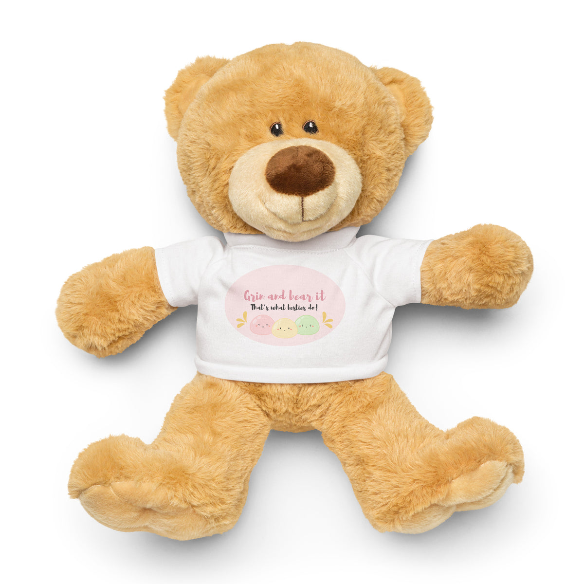 Grin & Bear It Teddy – Gift for Your Bestie - - Teddy Bear