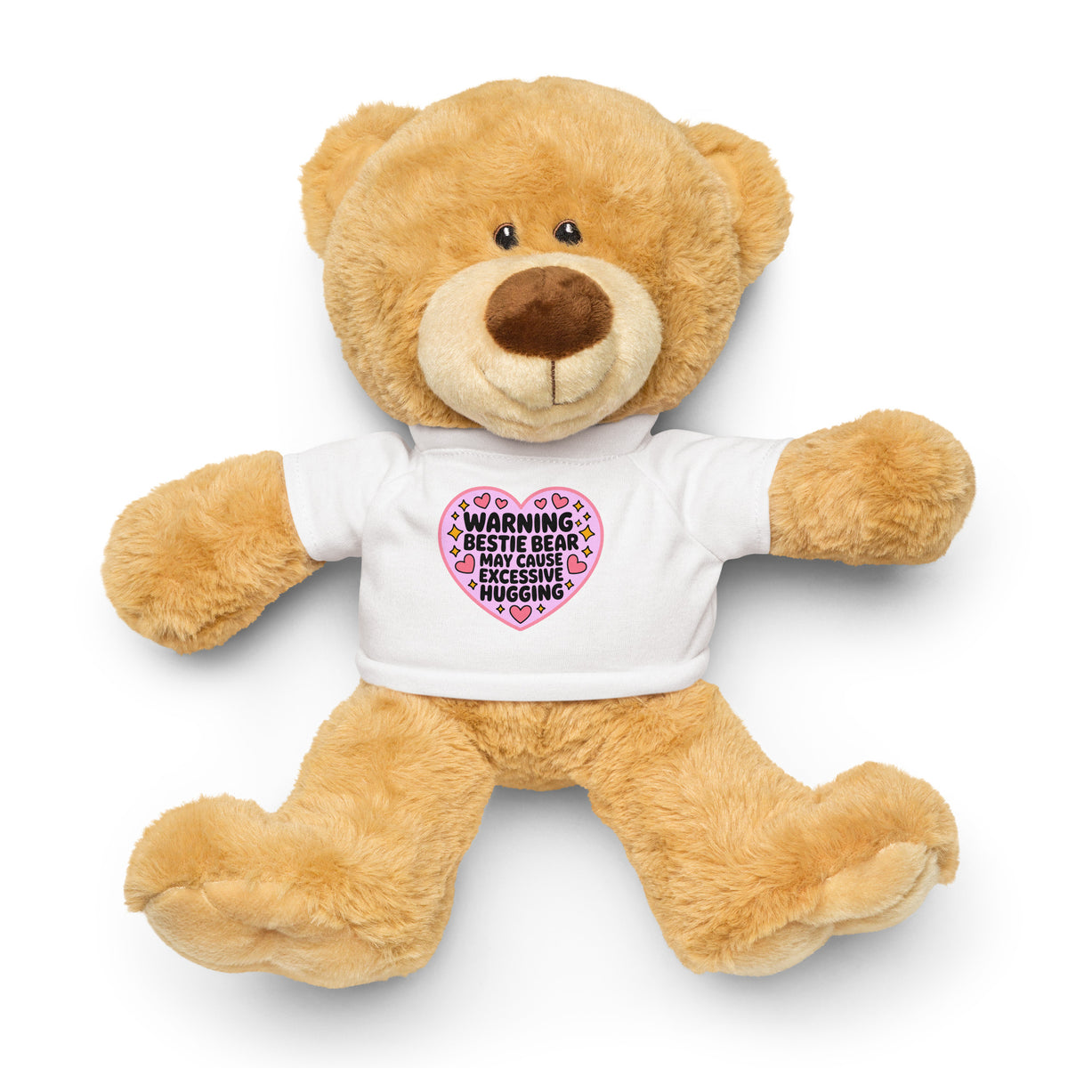 Hug Warning! Bestie Teddy Bear Gift - - Teddy Bear