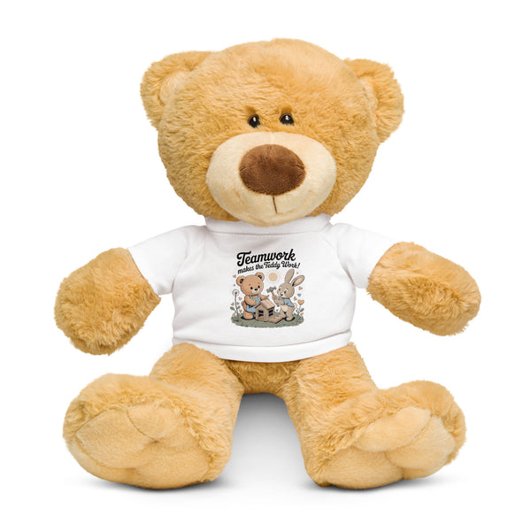 Teddy Bear with a T-shirt – Office Team Edition - - Teddy Bear