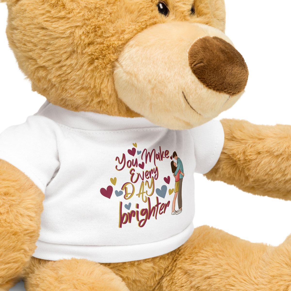 A Heartfelt Embrace - Teddy Bear Gift for Couples - - Teddy Bear