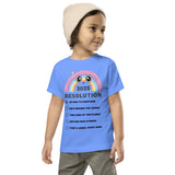 New Year Toddler Tee – Colorful Gift for Growth - Heather Columbia Blue - Toddler Short Sleeve Tee