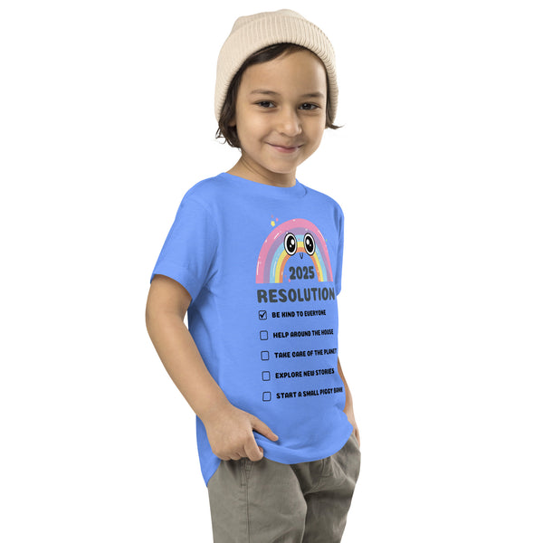 New Year Toddler Tee – Colorful Gift for Growth - - Toddler Short Sleeve Tee