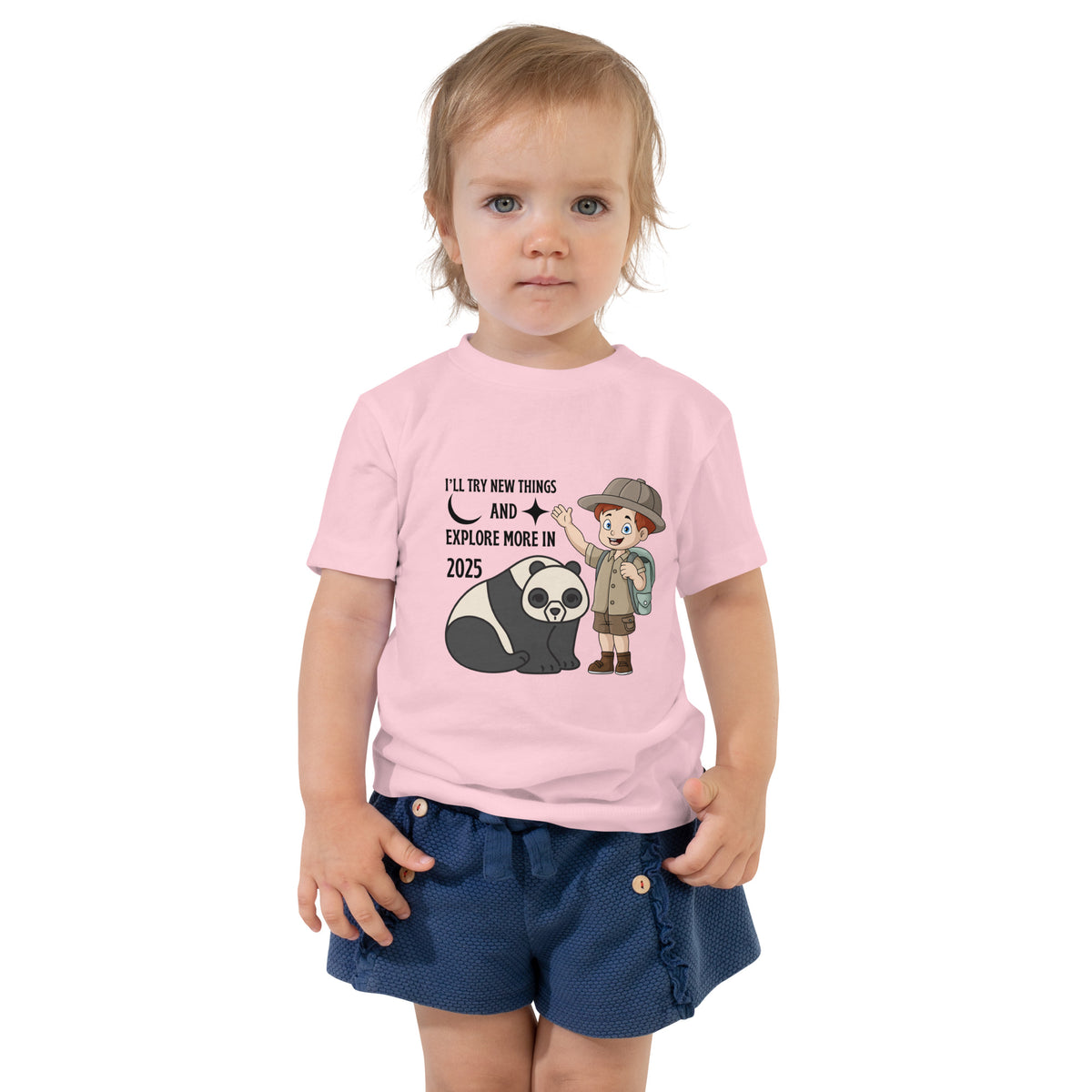 Little Adventurer Shirt – Perfect for Curious Kids - Pink - Toddler Short Sleeve Tee
