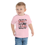 Free-Spirited Toddler Tee – Independence Day Gift for Son - Pink - Toddler Short Sleeve Tee