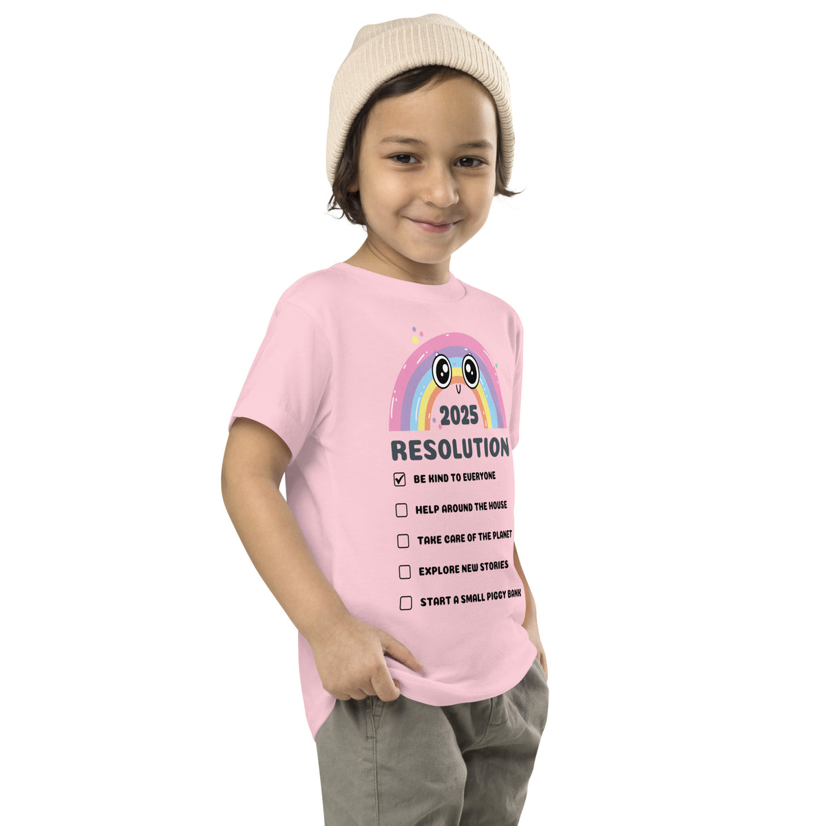 New Year Toddler Tee – Colorful Gift for Growth - - Toddler Short Sleeve Tee