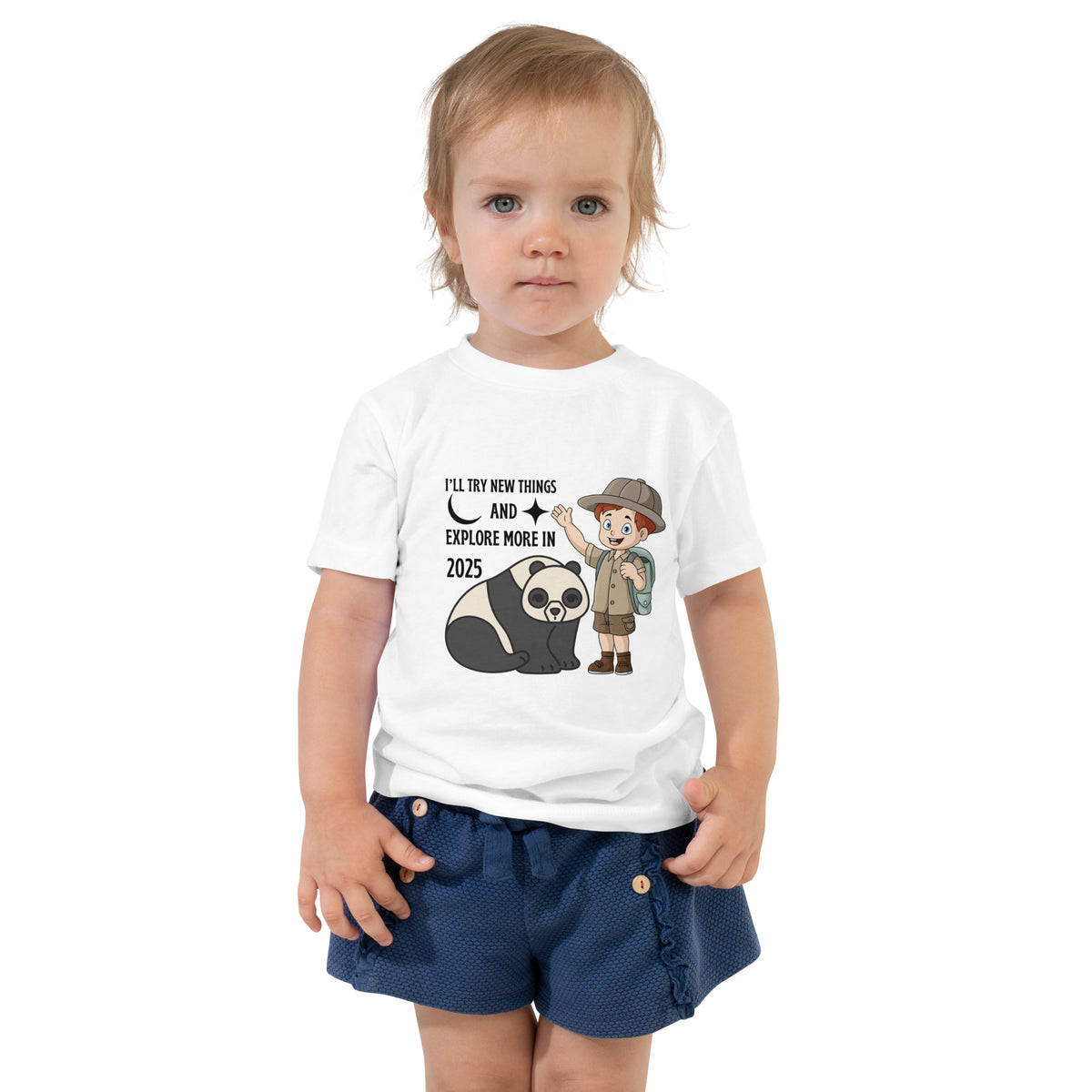 Little Adventurer Shirt – Perfect for Curious Kids - White - Toddler Short Sleeve Tee