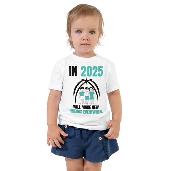 Gift Friendship – 2025 Toddler Tee for Besties - - Toddler Short Sleeve Tee