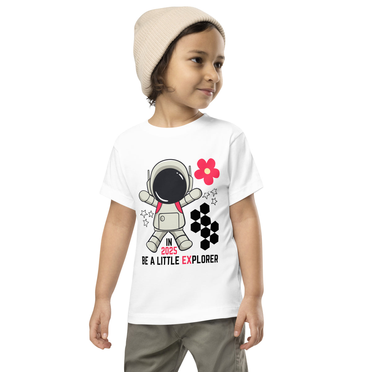 Astronaut Dreams Tee – A 2025 Gift for Young Explorers - White - Toddler Short Sleeve Tee