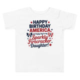 Sparkly Firecracker Toddler Short Sleeve Tee - - Toddler Short Sleeve Tee