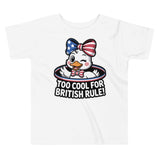 Patriotic Duck Tee – Toddler Gift for Girls - - Toddler Short Sleeve Tee