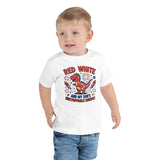 Dino Energy Toddler Tee – Gift for Son on July 4th - White - Toddler Short Sleeve Tee