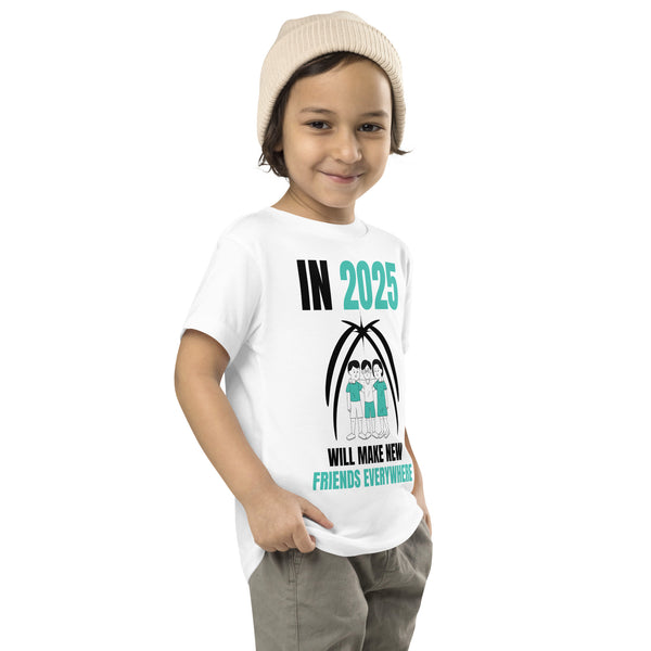 Gift Friendship – 2025 Toddler Tee for Besties - - Toddler Short Sleeve Tee