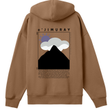 Sun & Cloud Boxy Hoodie - - Hoodies