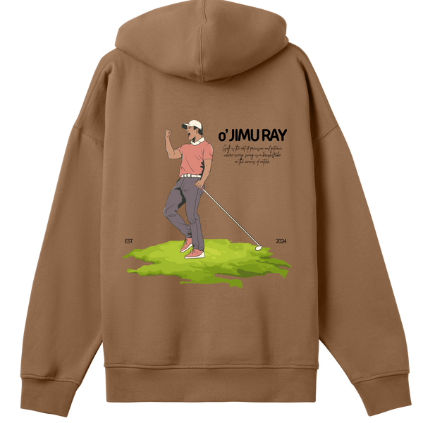 Victory Swing - Golf-Inspired Boxy Hoodie - - Hoodies