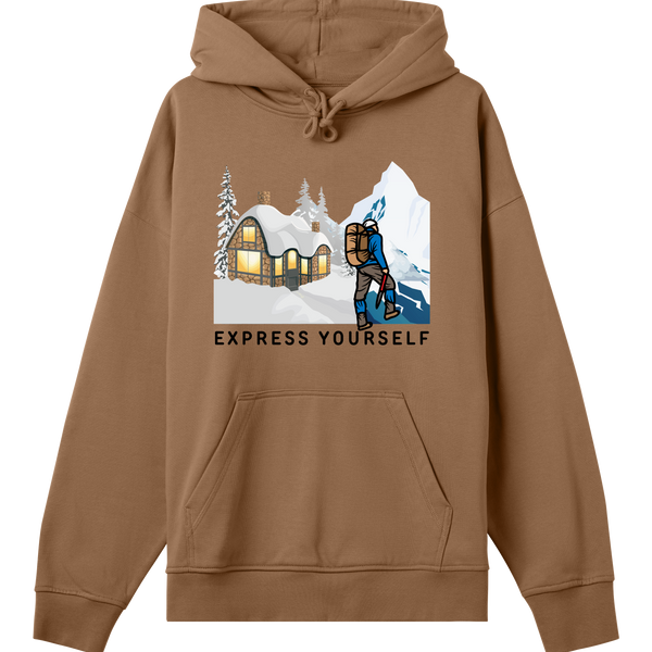 Mountain Retreat - The o' Jimu Ray Hoodie - Toffee brown men - Hoodies