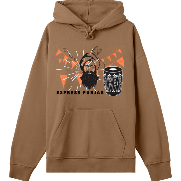 Rhythm & Tradition - Celebrate Punjab - Toffee brown men - Hoodies