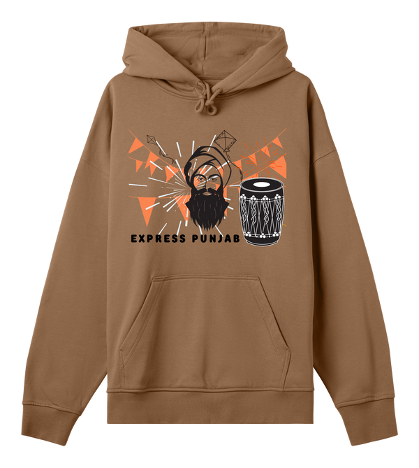 Rhythm & Tradition - Celebrate Punjab - Toffee brown men - Hoodies