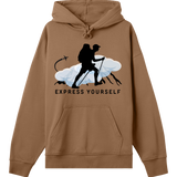 Conquer Heights - Alpine Adventure Hoodie - Toffee brown men - Hoodies